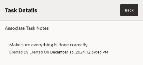 All Task Notes