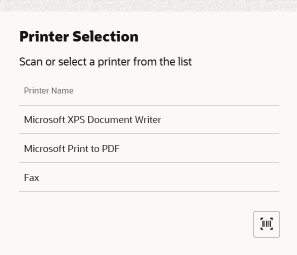 Multiple Printer List