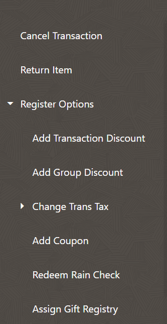 Register Options Register Options