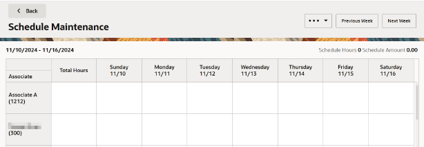 Schedule Maintenance