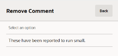 Comment List Comment List