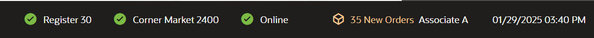 Status Bar - Desktop