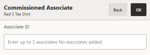 Associate ID Associate ID