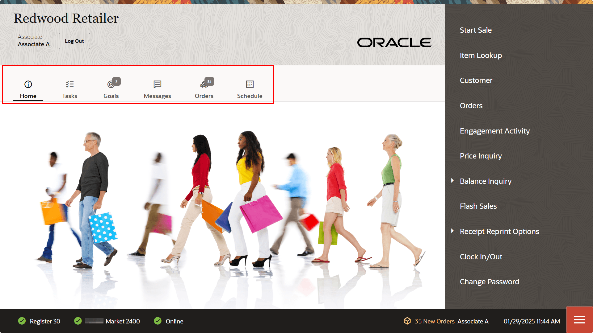Xstore Home Screen