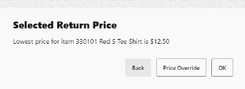 Lowest Price for Item Prompt Lowest Price for Item Prompt