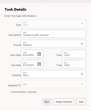 Task Details Screen