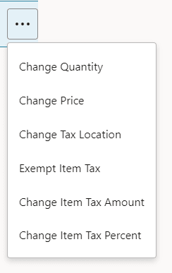 Item Overflow Menu