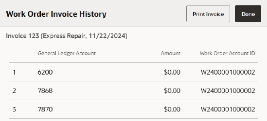 Invoice Line Detail