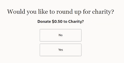 Round up for Charity Prompt