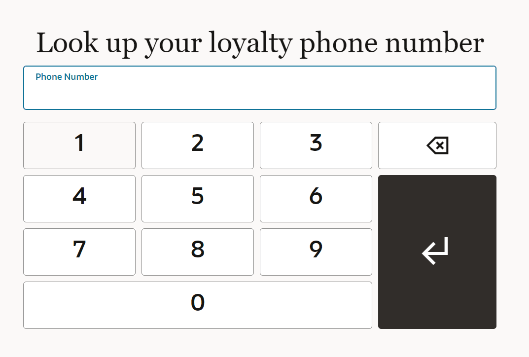 Look up your Loyalty Phone Number