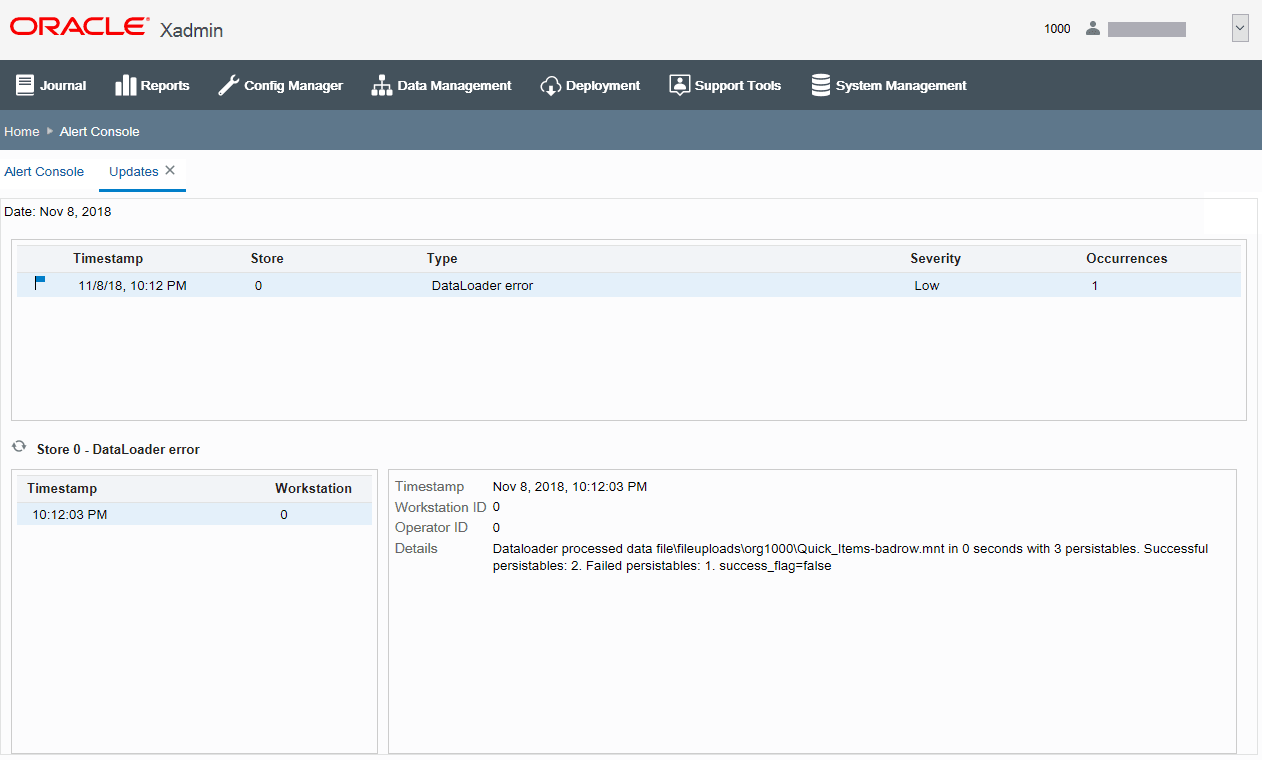 Updates - Logged Events