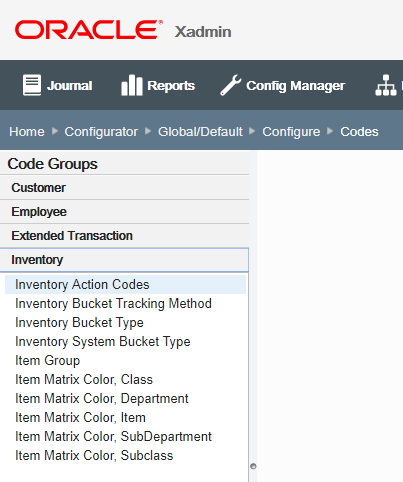 Code Groups List