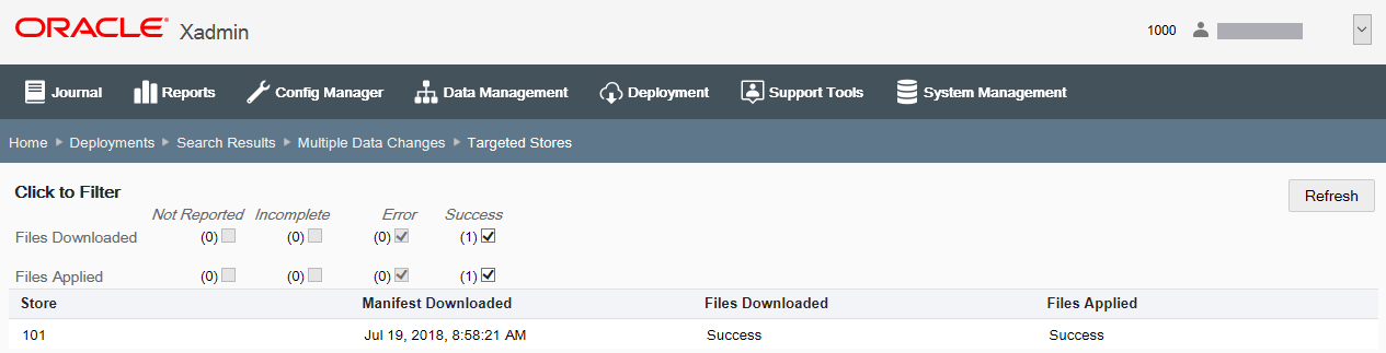 Detail by Store page Detail by Store page