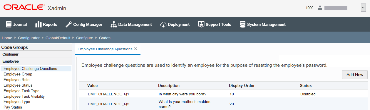 Configure Code - Disabled Code Example Configure Code - Disabled Code Example