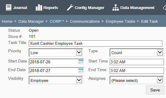 Data window Data window