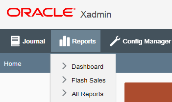 Reports Menu expanded Reports Menu expanded