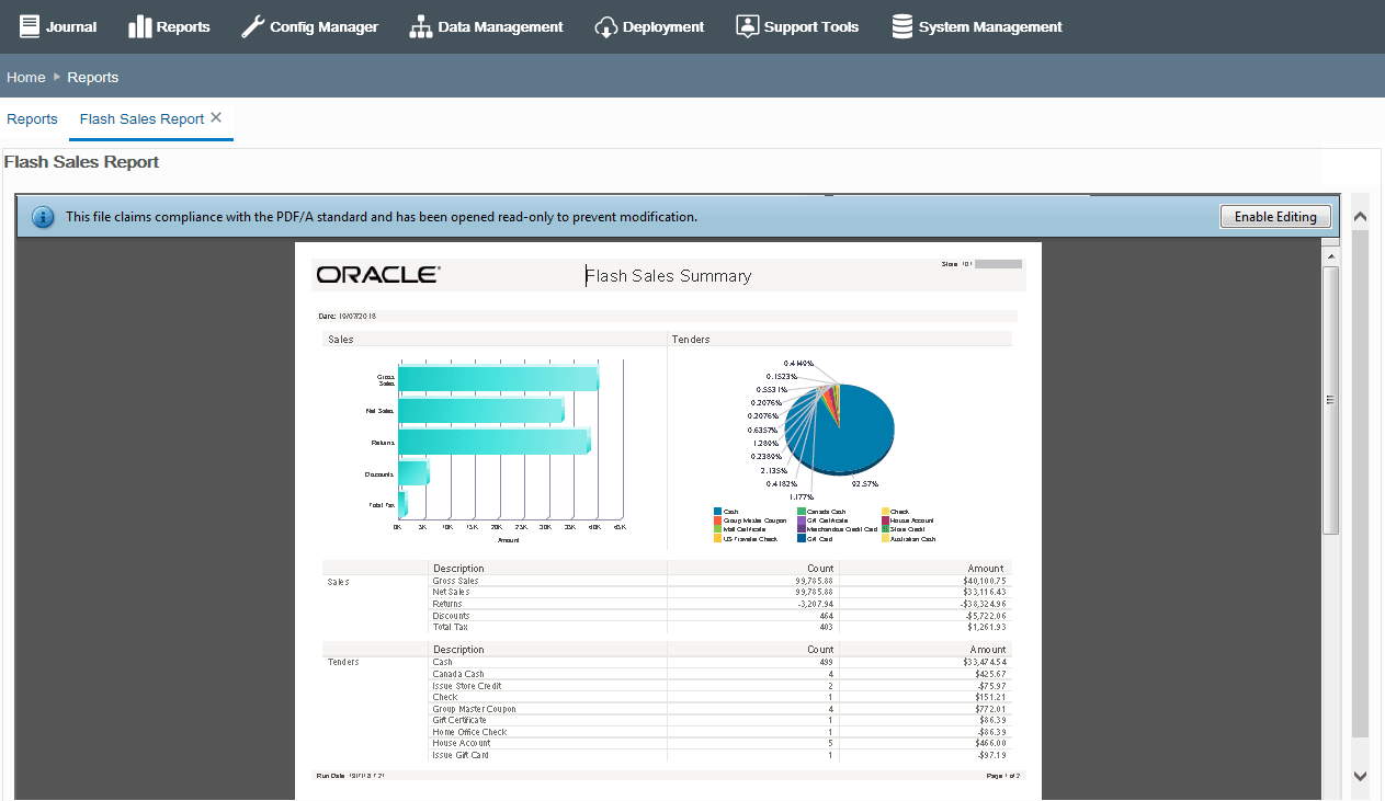 Flash Sales Report Example Flash Sales Report Example