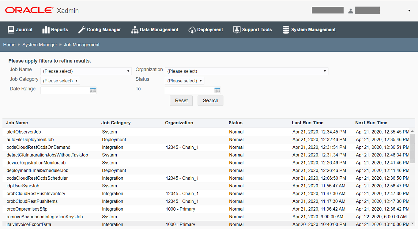 Job Management Job Management