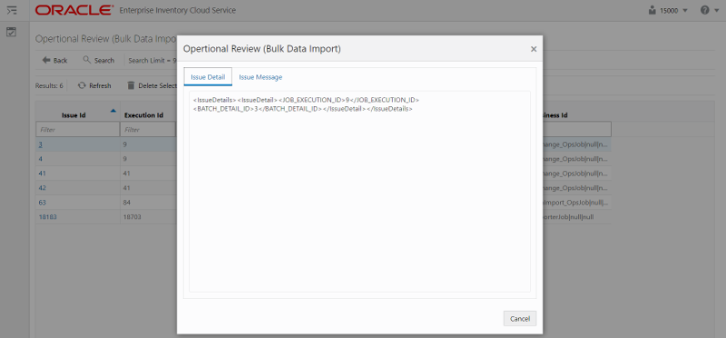 Issue Detail Issue Detail