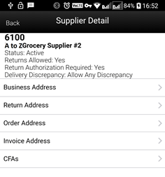 Supplier Detail Supplier Detail