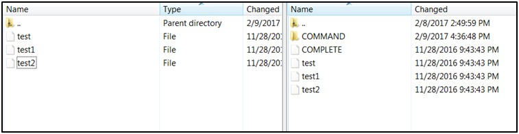 Transferring Multiple Files