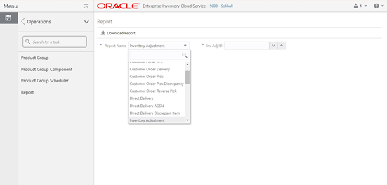 Reports Screen Reports Screen