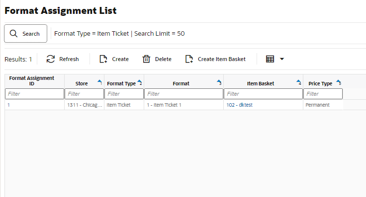 Format Assignment List Format Assignment List