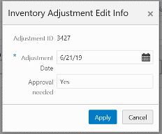 Edit Info Popup Edit Info Popup