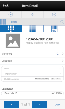 Item Detail Screen Item Detail Screen