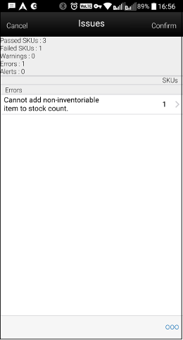 Issues Screen Issues Screen