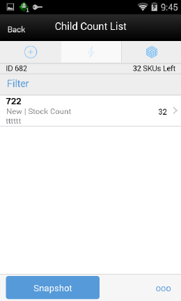 Child Count List Screen Child Count List Screen