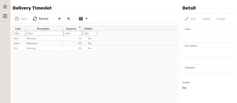 Delivery Timeslots Delivery Timeslots