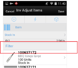 Filter Bar Filter Bar