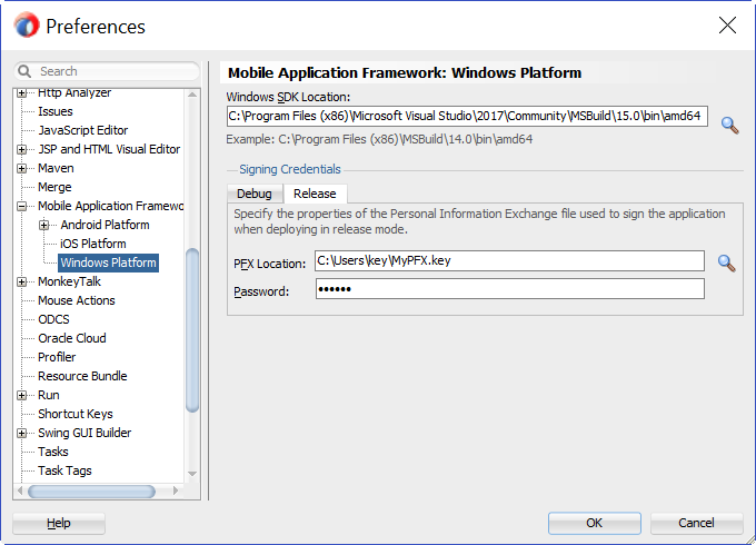 Configuring Platform Preferences for Windows Configuring Platform Preferences for Windows