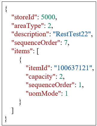 Create Sequence Area Input Example Create Sequence Area Input Example