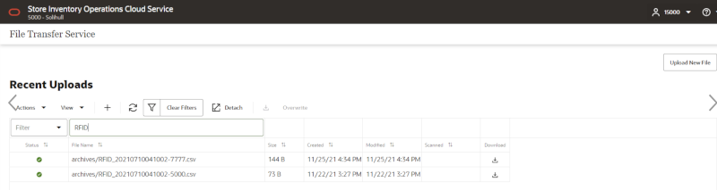 File Transfer Service UI File Transfer Service UI