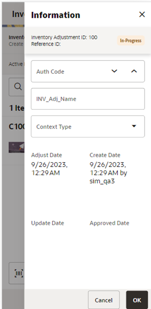 This image shows the Information screen. This image shows the Information screen.