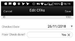 Edit CFAs Edit CFAs
