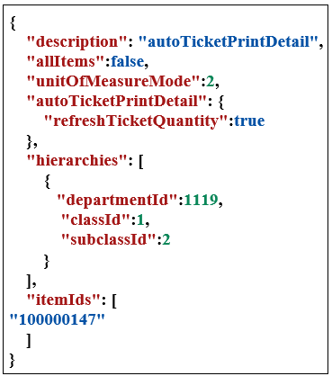 Example Input autoTicketPrintDetail