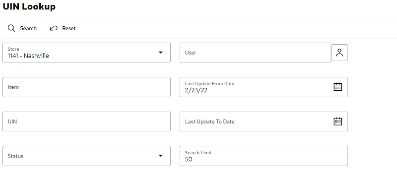 UIN Lookup