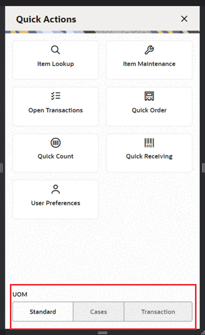 Select Unit of Measure Select Unit of Measure