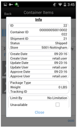 Info (Container) Popup Info (Container) Popup