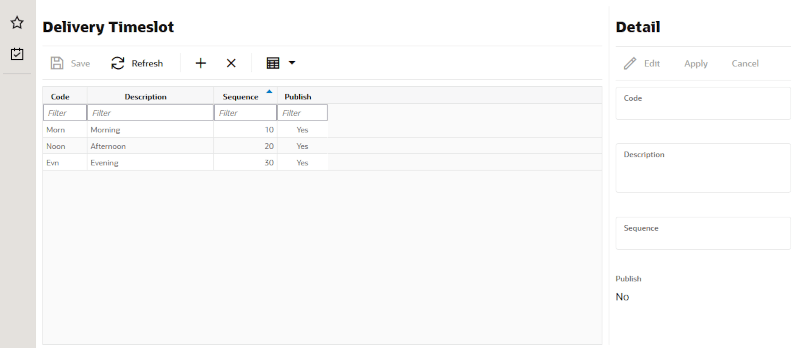 Delivery Timeslots Delivery Timeslots