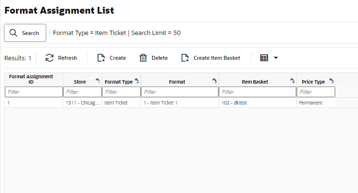 Format Assignment List Format Assignment List