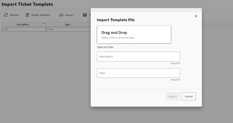 Import Template File Import Template File