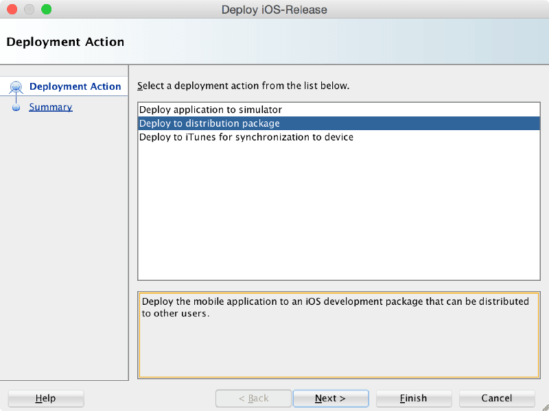 Deployment Action - Deploy iOS-Release Deployment Action - Deploy iOS-Release