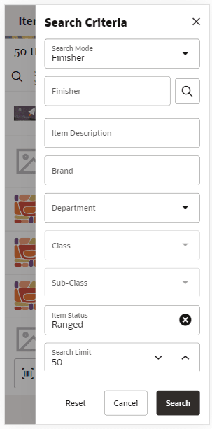 Search Mode: Finisher