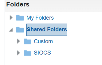 Report Folders