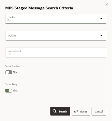 MPS Staged Message Filter MPS Staged Message Filter
