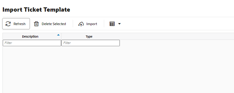 Import Ticket Template